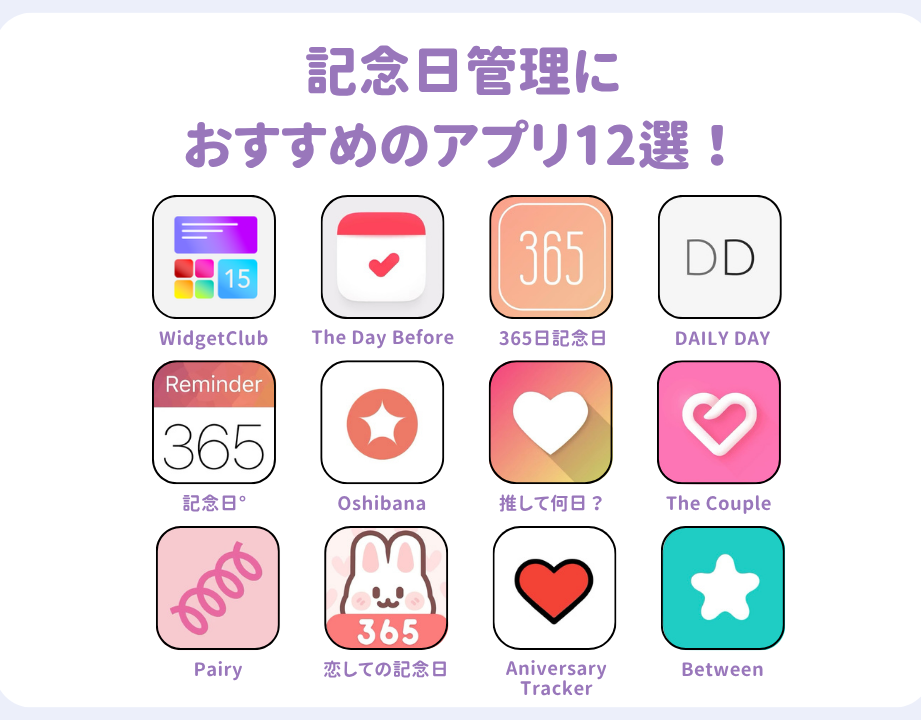 推し始めて何日かを記録できる無料アプリ紹介